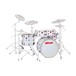 DDrum Hybrid 6pc Shell Pack w/ Built In Triggers, White