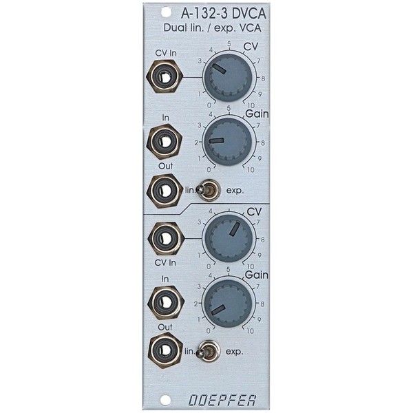 Doepfer A-132-3 Dual Linear/Exponential VCA 1
