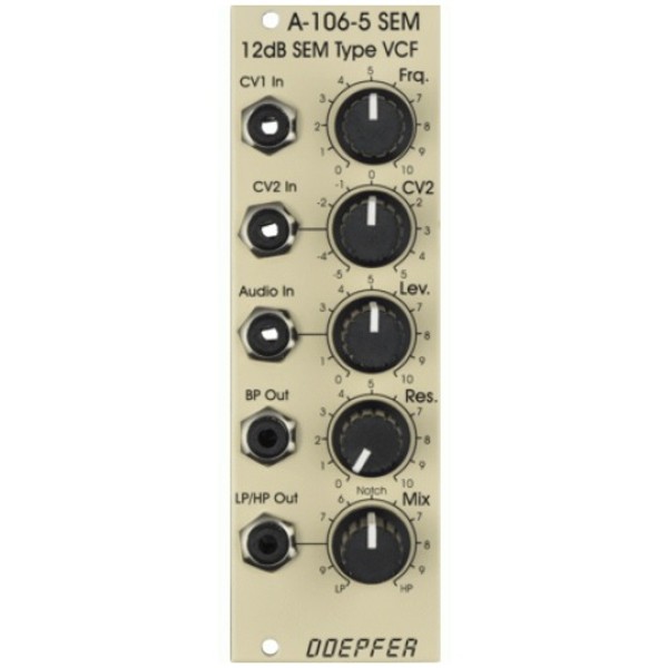 Doepfer A-106-5 12dB SEM Filter, Special Edition Creme 1