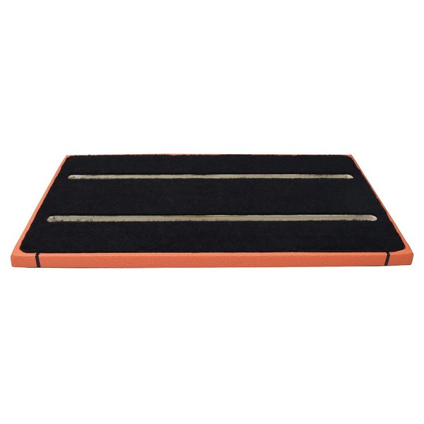 Ruach Orange Tolex 3 Pedal Board