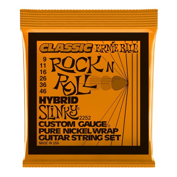 Ernie Ball Classic Hybrid Slinky 2252 Guitar Strings 9-46