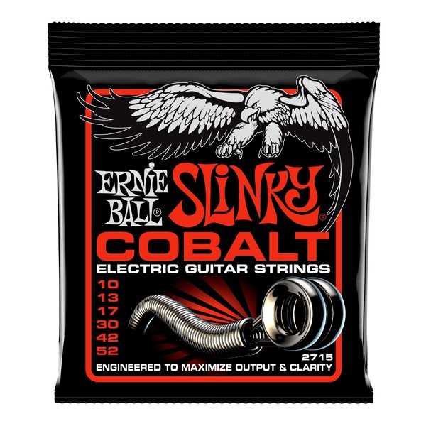 Ernie Ball Skinny Slinky 2715 Cobalt Guitar Strings 10-52