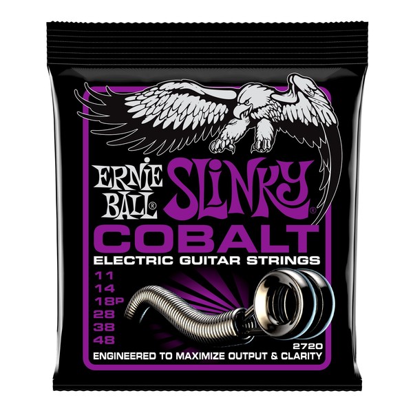 Ernie Ball Power Slinky 2720 Cobalt Guitar Strings 11-48