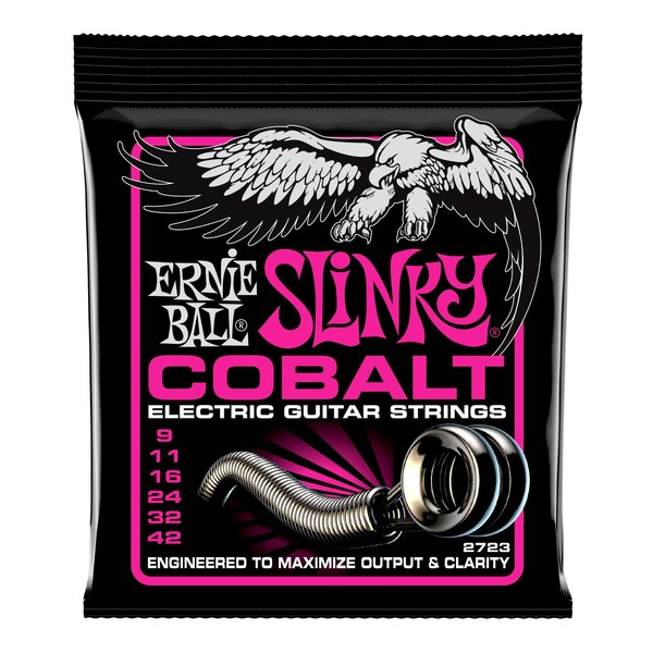 Ernie Ball Super Slinky 2723 Cobalt Guitar Strings 09-42