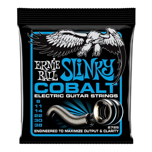 Ernie Ball Extra Slinky 2725 Cobalt Guitar Strings 08-38