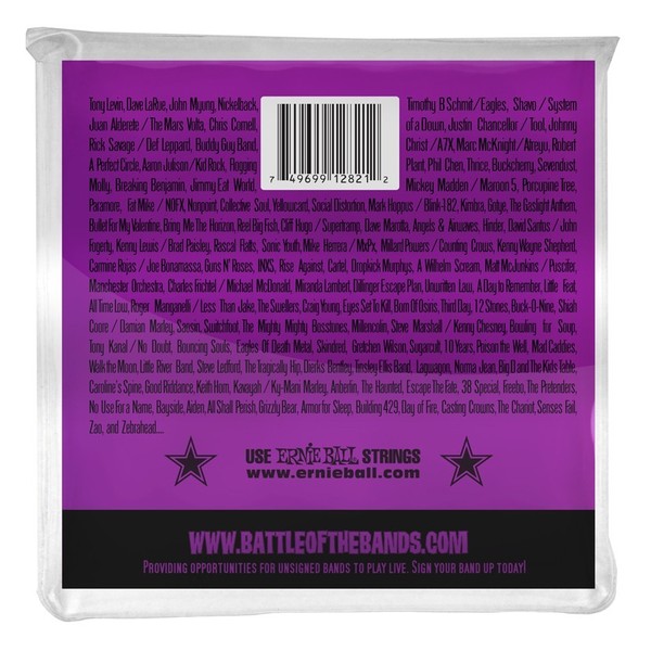 Ernie Ball 2821 Power Slinky Nickel 050-135 Corde Basso 5 Corde