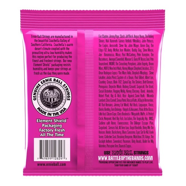 Ernie Ball Super Slinky 2824 Nickel Bass 5 String 40-125 back of pack