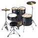 DDrum D2 Player 5pc Drum Kit, Grey Pinstripe