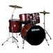 DDrum D2 Player 5pc Drum Kit, Red Pinstripe