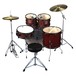 DDrum D2 Player 5pc Drum Kit, Red Pinstripe