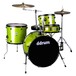 DDrum D2 Rock 4pc Drum Kit, Lime Sparkle