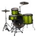 DDrum D2 Rock 4pc Drum Kit, Lime Sparkle