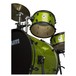 DDrum D2 Rock 4pc Drum Kit, Lime Sparkle