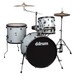 DDrum D2 Rock 4pc Drum Kit, Silver Sparkle