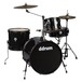 DDrum D2 Rock 4pc Drum Kit, Black Sparkle