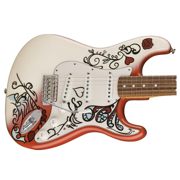 DISC Fender Jimi Hendrix Monterey Stratocaster, Monterey Artwork
