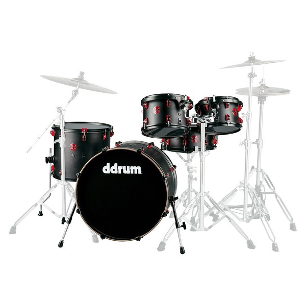 DDrum 22'' Hybrid 5pc Shell Pack w/ Built In Triggers, Black