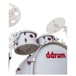 DDrum Hybrid 22'' 5pc Shell Pack w/ Built In Triggers, White