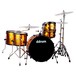 DDrum Journeyman Rambler 5pc Drum Kit, Blaze Orange