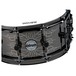 DDrum Reflex Tattooed Lady 6.5x14 Black Engraved Steel Snare Drum