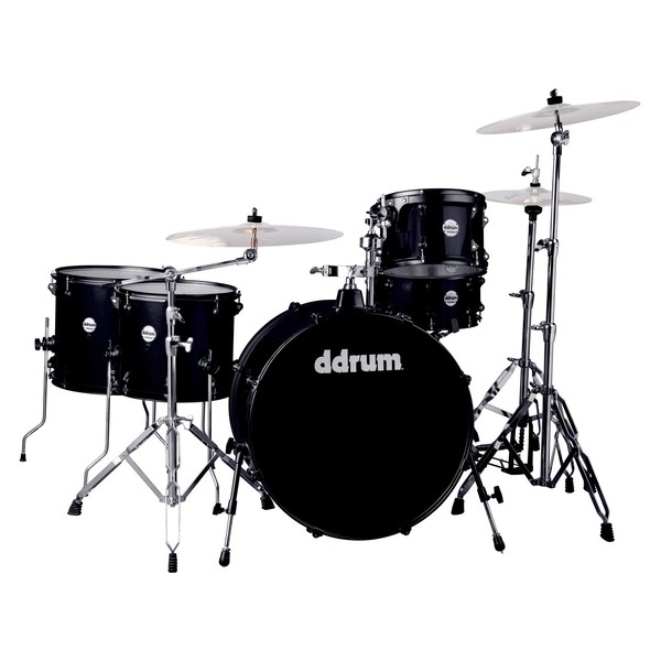 DDrum Journeyman Rambler 5pc Drum Kit, Black Sparkle