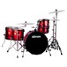 DDrum Journeyman Rambler 5pc Drum Kit, Red Sparkle