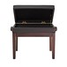 Deluxe Piano Stool with Storage by Gear4music, RW