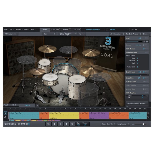 Toontrack Superior Drummer 3, Download Card 1