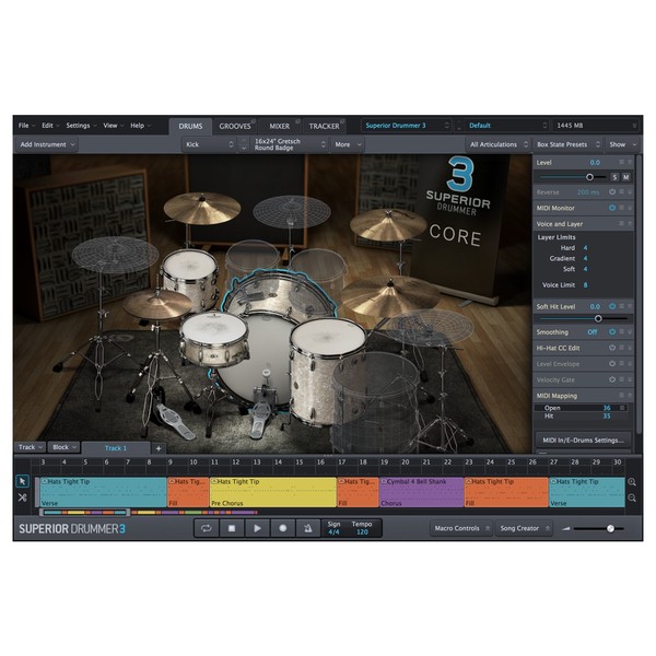 Superior Drummer 3 Gretsch