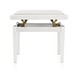 Adjustable Piano Stool by Gear4music, White