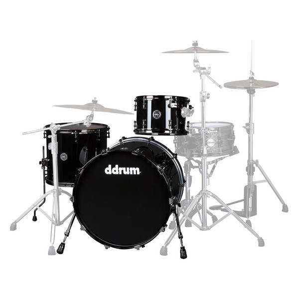 DDrum Max Series 3pc 22" Shell Pack, Piano Black