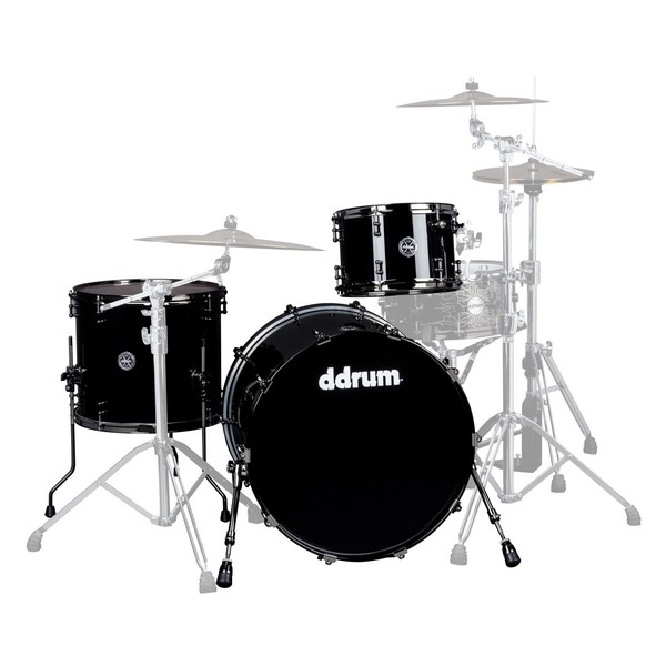 DDrum Max Series 3pc 22" Shell Pack, Piano Black