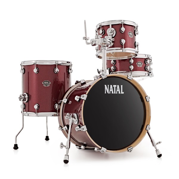 Natal Arcadia 4pc Compact Shell Pack, Red Sparkle