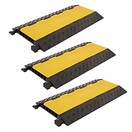 5 Channel Cable Protector Bridges by Gear4music, Pack of 3