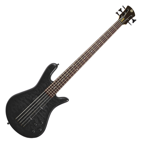 Spector Legend 5 Standard 5 String Bass Guitar, Black Stain Gloss