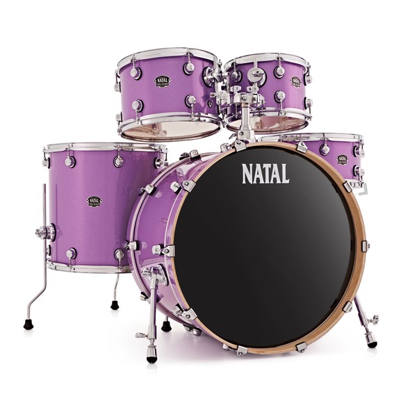Natal Arcadia 5pc 22'' Shell Pack, Purple Sparkle