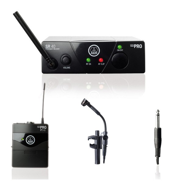AKG WMS40 Brass and Horn Wireless Microphone System, ISM 2