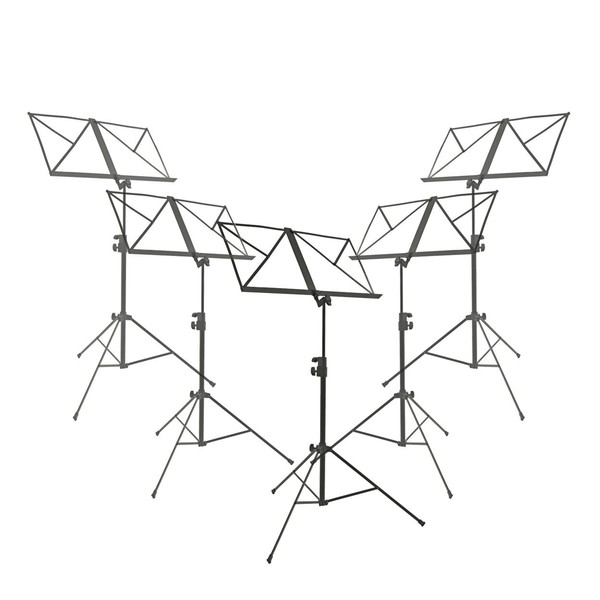 Music Stand by Gear4music, Pack of 5