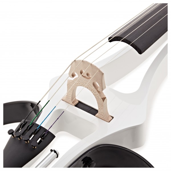 4/4 Size Electric Cello by Gear4music, White