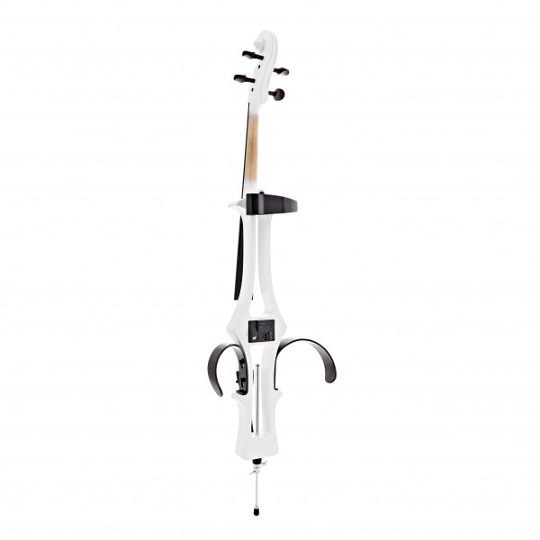 4/4 Size Electric Cello by Gear4music, White