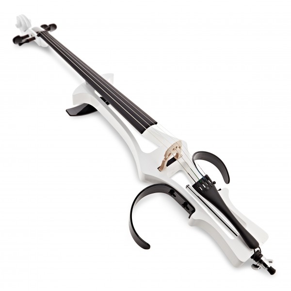 4/4 Size Electric Cello by Gear4music, White