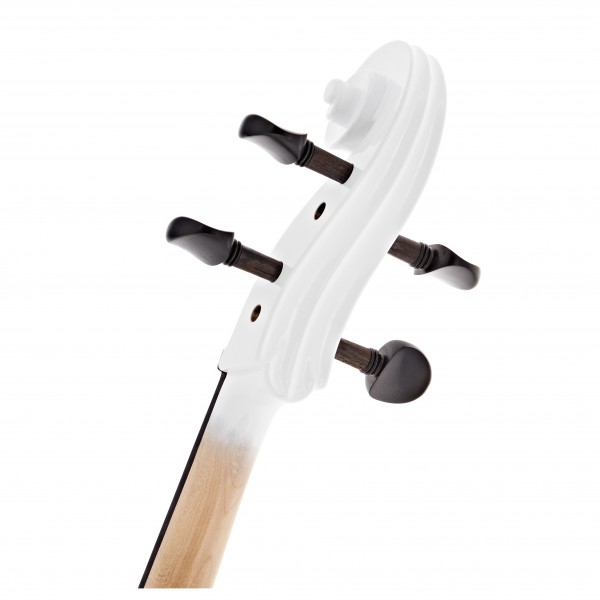 4/4 Size Electric Cello by Gear4music, White
