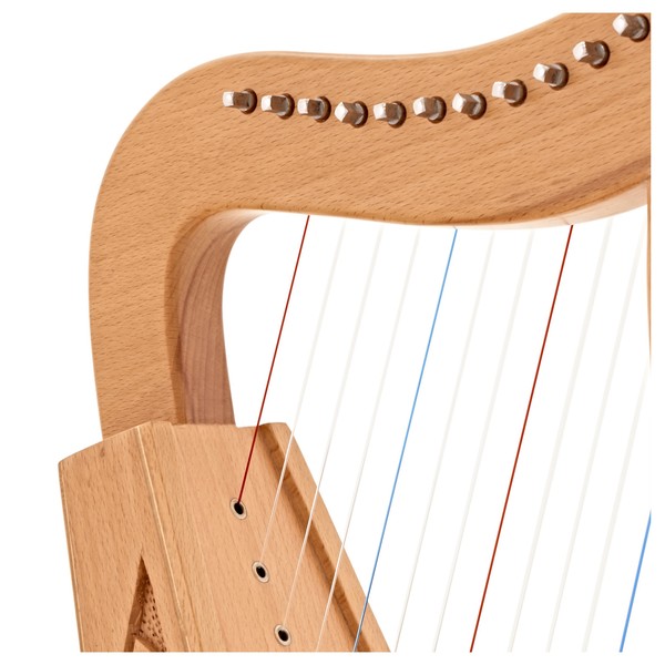 12 String Harp by Gear4music, Beech