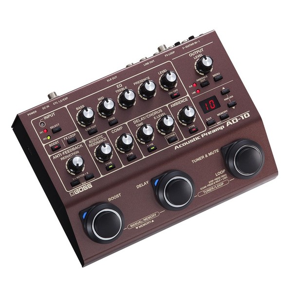 Boss AD-10 Acoustic Preamp - Secondhand at Gear4music