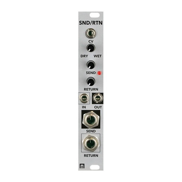 Malekko SND/RTN 4hp Instrument/Line Level Send & Return Mixer
