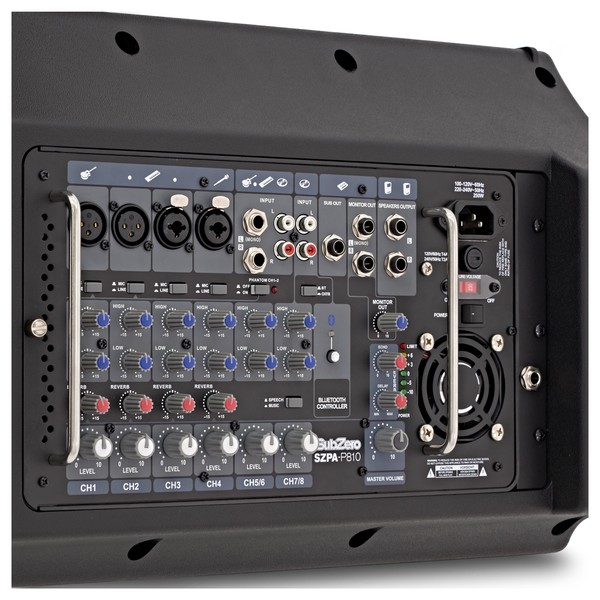 SubZero SZPA-P810 700W Portable PA System with Bluetooth
