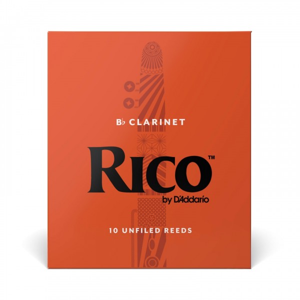 Rico by D'Addario Clarinet Reeds, 3.5 (10 Pack)