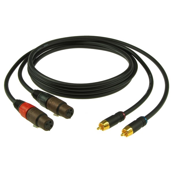 Klotz Superior RCA - XLR Cable Set, 0.3m 