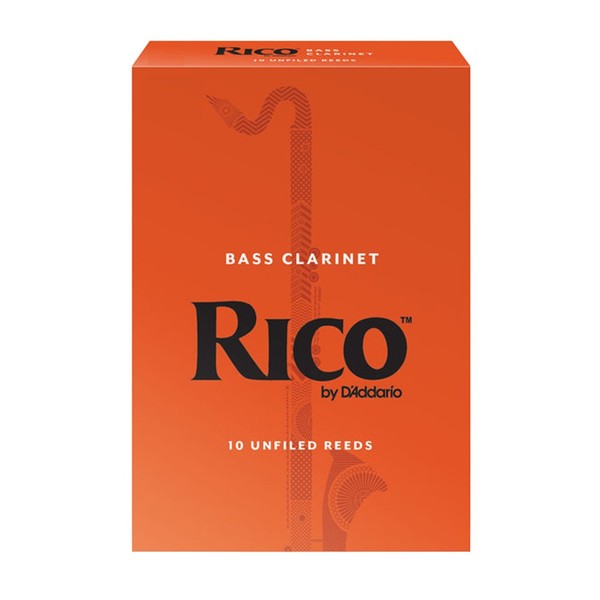 Rico by D'Addario Bass Clarinet Reeds, 4 (10 Pack)