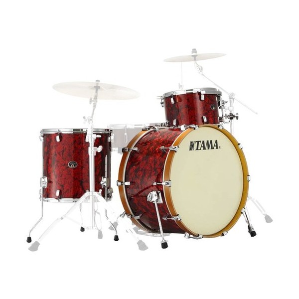 Tama Silverstar Vintage 24'' 3pc Shell Pack, Red Pearl